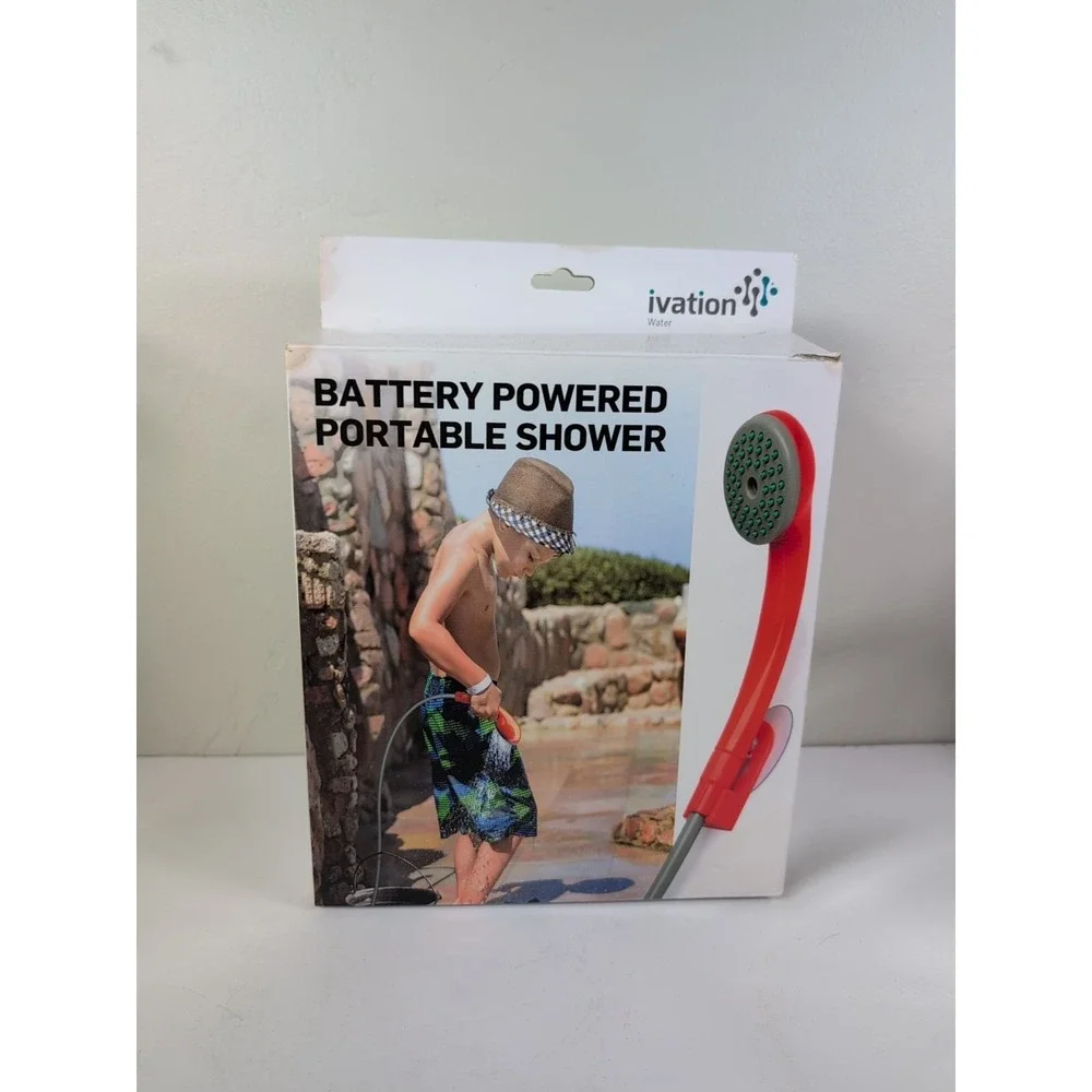 Portable Shower Invasion Battery New Open‎ Box